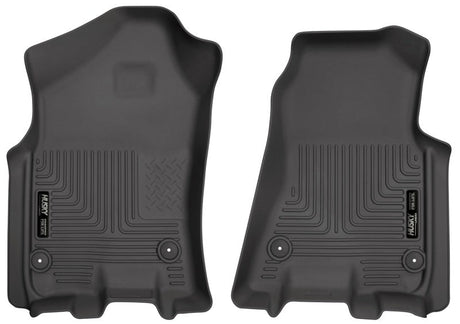 Husky Liners 2019 Ram 1500 Crew Cab WeatherBeater Black Front Row Floor Liners Husky Liners Floor Mats - Rubber  AXOPROS