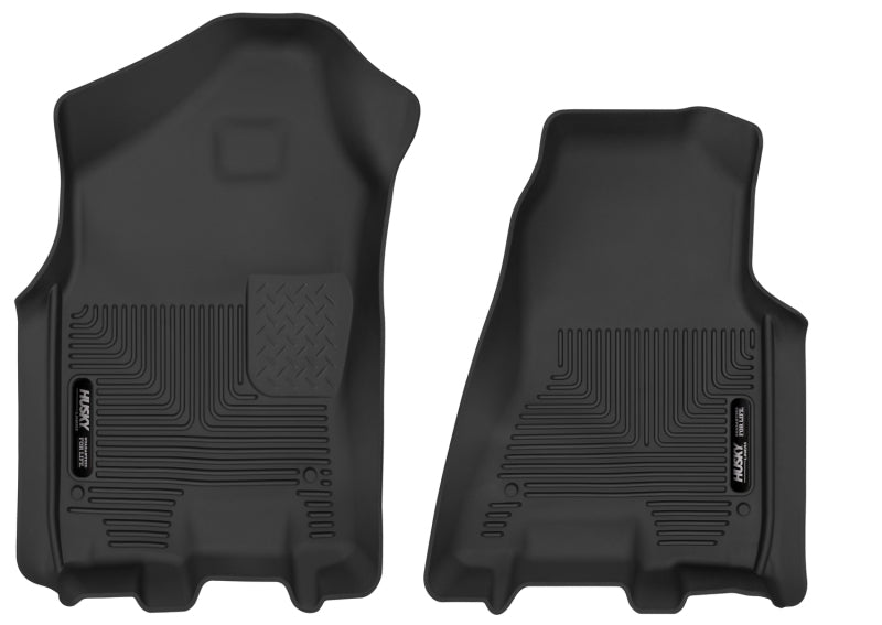 Husky Liners 2019 RAM 1500 Crew Cab/Quad Cab X-Act Contour Black Front Floor Liners Husky Liners Floor Mats - Rubber  AXOPROS