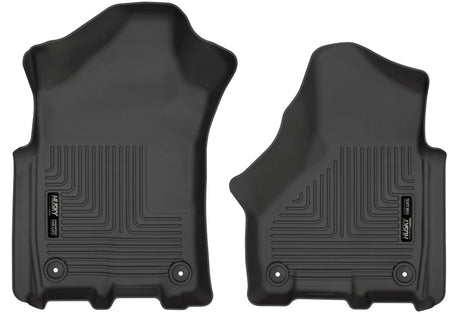 Husky Liners 2019 Ram 2500/3500 Crew Cab/Mega Cab WeatherBeater Black Front Floor Liners Husky Liners Floor Mats - Rubber  AXOPROS