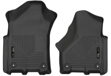 Husky Liners 2019 Ram 2500/3500 Crew Cab/Mega Cab WeatherBeater Black Front Floor Liners Husky Liners Floor Mats - Rubber  AXOPROS