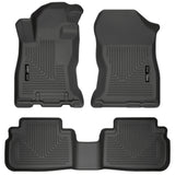 Husky Liners 2019 Subaru Forester Weatherbeater Black Front & 2nd Seat Floor Liners Husky Liners Floor Mats - Rubber  AXOPROS