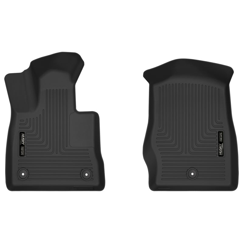 Husky Liners 2020+ Ford Explorer X-Act Contour Black Front Floor Liners Husky Liners Floor Mats - Rubber  AXOPROS