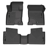Husky Liners 2022 Ford Escape Hybrid Black Front & 2nd Seat Floor Liners Husky Liners Floor Mats - Rubber  AXOPROS