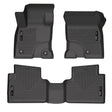 Husky Liners 2022 Ford Escape Hybrid Black Front & 2nd Seat Floor Liners Husky Liners Floor Mats - Rubber  AXOPROS