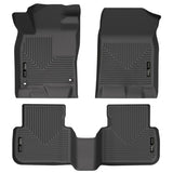 Husky Liners 2022 Honda Civic WeatherBeater Front & 2nd Seat Floor Liners (Black) Husky Liners Floor Mats - Rubber  AXOPROS