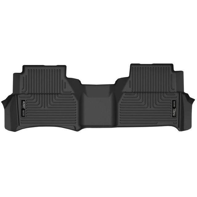 Husky Liners 2022 Nissan Frontier CC X-Act Contour Floor Liners (2nd Seat) - Black Husky Liners Floor Mats - Rubber  AXOPROS