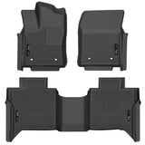 Husky Liners 2022 Toyota Tundra WeatherBeater CC CrewMax Front & 2nd Seat Floor Liner - Blk Husky Liners Floor Mats - Rubber  AXOPROS
