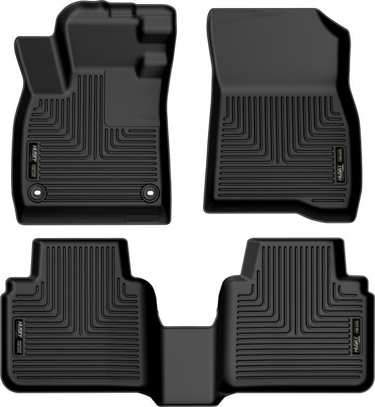Husky Liners 2023 Honda Accord Weatherbeater Black Front & 2nd Seat Floor Liners Husky Liners Floor Mats - Rubber  AXOPROS