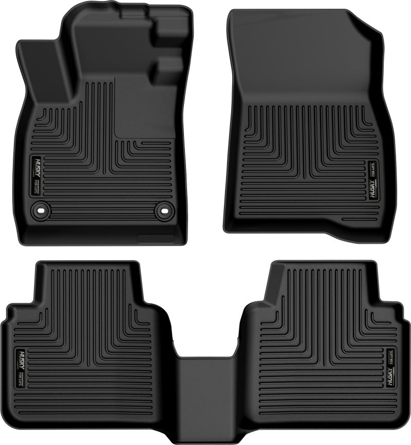 Husky Liners 2023 Honda Accord Weatherbeater Black Front & 2nd Seat Floor Liners Husky Liners Floor Mats - Rubber  AXOPROS
