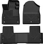 Husky Liners 2023 Honda Pilot Weatherbeater Black Front & 2nd Seat Floor Liners Husky Liners Floor Mats - Rubber  AXOPROS