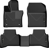 Husky Liners 2023 Toyota Prius Weatherbeater Black Front & 2nd Seat Floor Liners Husky Liners Floor Mats - Rubber  AXOPROS