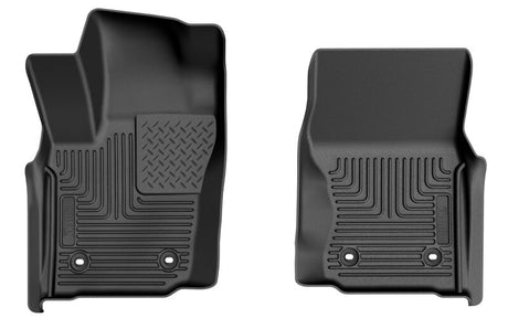 Husky Liners 2024 Toyota Tacoma Crew Cab w/Automatic Trans. X-act Contour Front Floor Liner - Black Husky Liners Floor Mats - Rubber  AXOPROS