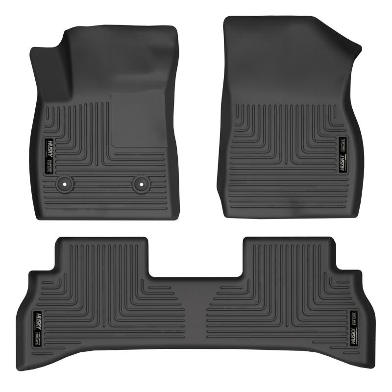 Husky Liners 21-22 Buick Encore GX (RWD) WeatherBeater Front & 2nd Seat Floor Liners - Black Husky Liners Floor Mats - Rubber  AXOPROS