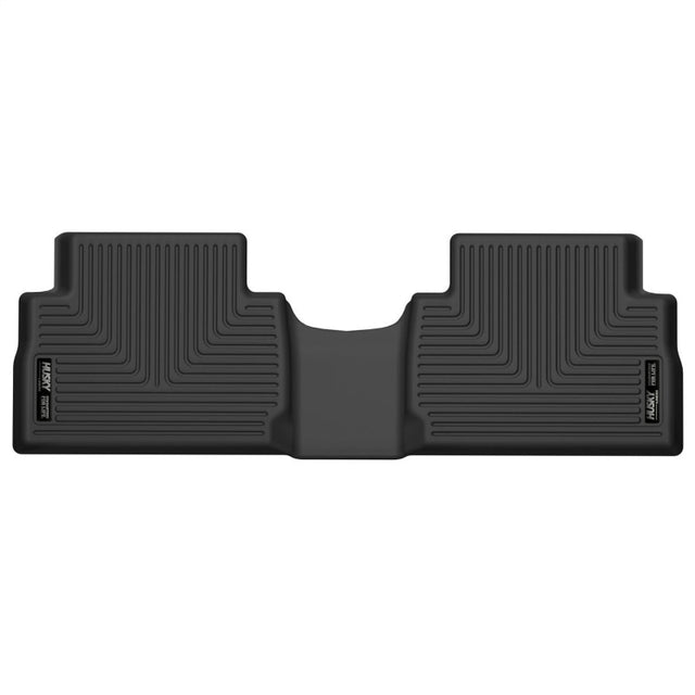 Husky Liners 21-22 Hyundai Santa Fe X-Act Contour 2nd Seat Floor Liner - Black Husky Liners Floor Mats - Rubber  AXOPROS