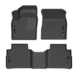 Husky Liners 21-22 Nissan Rogue WeatherBeater Front & 2nd Seat Floor Liners - Black Husky Liners Floor Mats - Rubber  AXOPROS