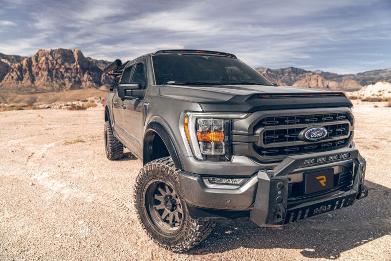 Husky Liners 23-25 Ford F-250 Super Duty Aeroskin Lightshield PRO - Black Husky Liners Hood Deflectors  AXOPROS