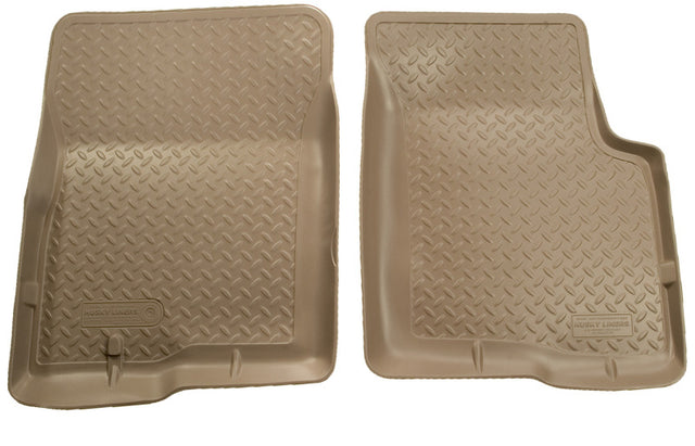 Husky Liners 80-96 Ford Bronco Full Size Classic Style Tan Floor Liners Husky Liners Floor Mats - Rubber  AXOPROS