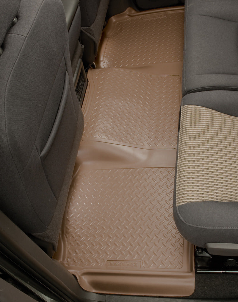 Husky Liners 98-01 Dodge Ram 1500/2500 Club Cab Classic Style 2nd Row Black Floor Liner Husky Liners Floor Mats - Rubber  AXOPROS