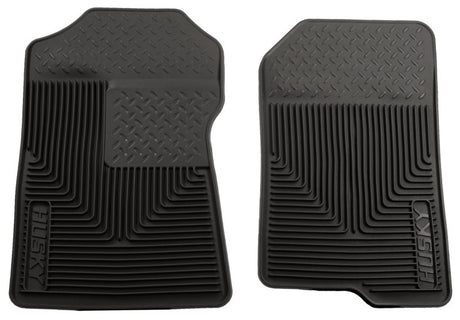 Husky Liners 98-02 Ford Expedition/F-150/Lincoln Navigator Heavy Duty Black Front Floor Mats Husky Liners Floor Mats - Rubber  AXOPROS