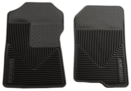 Husky Liners 98-02 Ford Expedition/F-150/Lincoln Navigator Heavy Duty Black Front Floor Mats Husky Liners Floor Mats - Rubber  AXOPROS