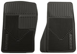 Husky Liners 98-03 Dodge Durango/01-04 Chevy S-10 Pickup Heavy Duty Black Front Floor Mats Husky Liners Floor Mats - Rubber  AXOPROS