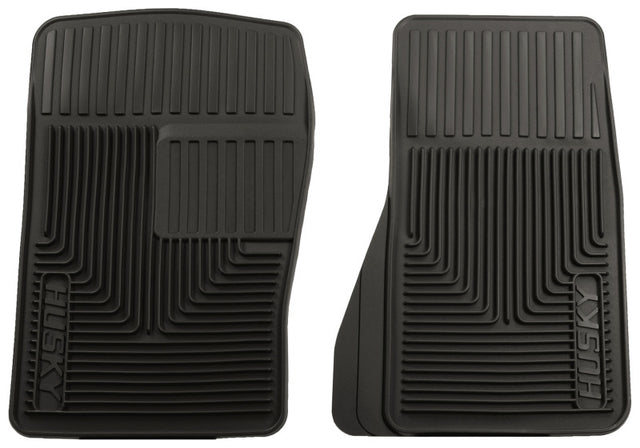 Husky Liners 98-03 Dodge Durango/01-04 Chevy S-10 Pickup Heavy Duty Black Front Floor Mats Husky Liners Floor Mats - Rubber  AXOPROS
