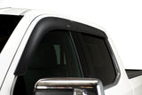 Husky Liners 99-16 Ford F-250/350/450/550 SuperCrew Ventvisor Low Profile 4pc - Matte Black Husky Liners Window Vents  AXOPROS