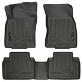 Husky Liners WeatherBeater 14 Nissan Rogue Front & Second Row Black Floor Liners Husky Liners Floor Mats - Rubber  AXOPROS
