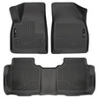 Husky Liners Weatherbeater 17-23 Cadillac XT5 / 17-23 GMC Acadia Front & 2nd Seat Floor Liners - Blk Husky Liners Floor Mats - Rubber  AXOPROS