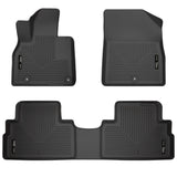 Husky Weatherbeater Front & 2nd Seat Floor Liners 95691 Husky Liners Floor Liner  AXOPROS