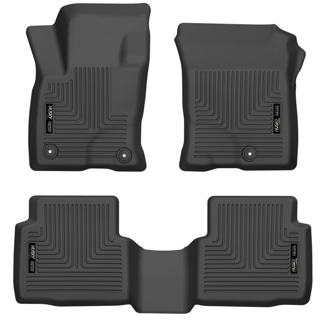 Husky Weatherbeater Front & 2nd Seat Floor Liners 95721 Husky Liners Floor Liner  AXOPROS