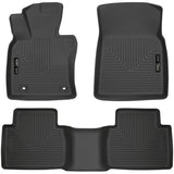 Husky Weatherbeater Front & 2nd Seat Floor Liners 95731 Husky Liners Floor Liner  AXOPROS