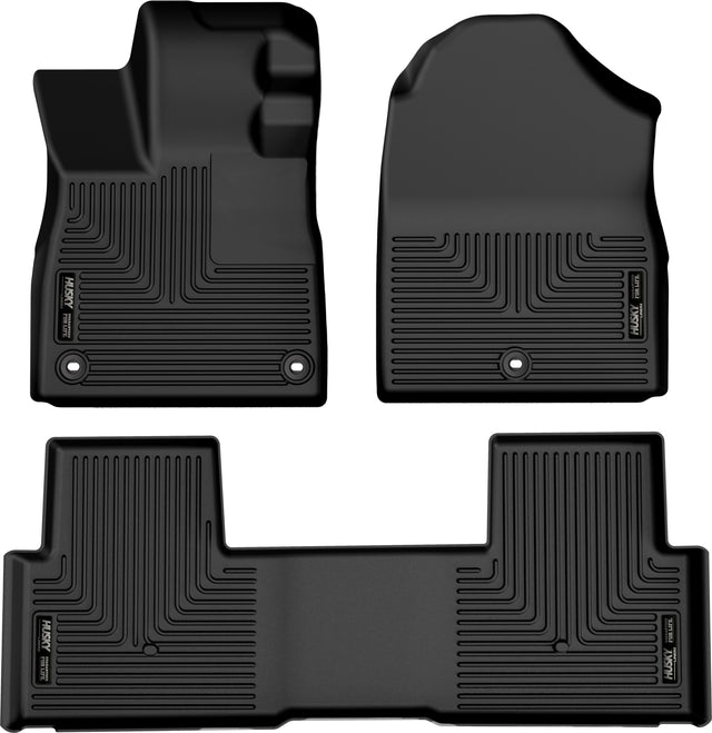 Husky Weatherbeater Front & 2nd Seat Floor Liners 95821 Husky Liners Floor Liner  AXOPROS