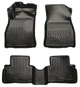 Husky Weatherbeater Front & 2nd Seat Floor Liners 98621 Husky Liners Floor Liner  AXOPROS