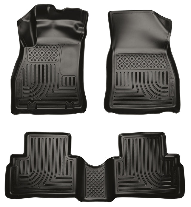 Husky Weatherbeater Front & 2nd Seat Floor Liners 98621 Husky Liners Floor Liner  AXOPROS