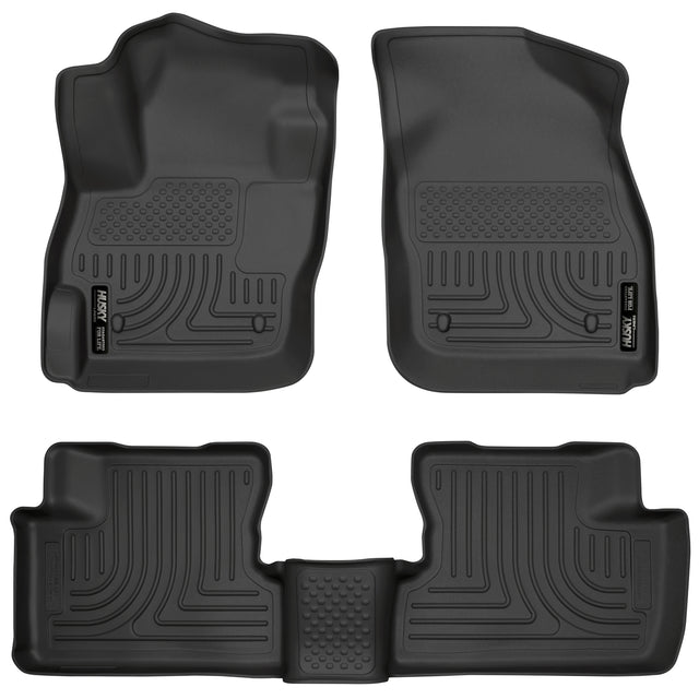 Husky Weatherbeater Front & 2nd Seat Floor Liners 98631 Husky Liners Floor Liner  AXOPROS