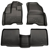 Husky Weatherbeater Front & 2nd Seat Floor Liners 98731 Husky Liners Floor Liner  AXOPROS