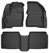 Husky Weatherbeater Front & 2nd Seat Floor Liners 98741 Husky Liners Floor Liner  AXOPROS