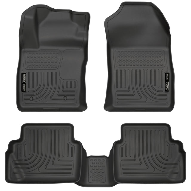Husky Weatherbeater Front & 2nd Seat Floor Liners 98751 Husky Liners Floor Liner  AXOPROS