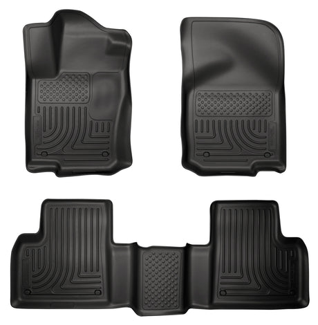 Husky Weatherbeater Front & 2nd Seat Floor Liners 98981 Husky Liners Floor Liner  AXOPROS