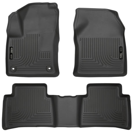Husky Weatherbeater Front & 2nd Seat Floor Liners 98991 Husky Liners Floor Liner  AXOPROS