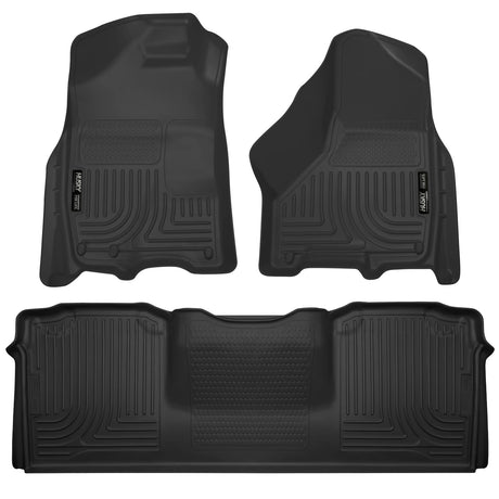 Husky Weatherbeater Front & 2nd Seat Floor Liners 99041 Husky Liners Floor Liner  AXOPROS
