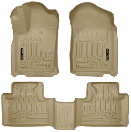 Husky Weatherbeater Front & 2nd Seat Floor Liners 99053 Husky Liners Floor Liner  AXOPROS
