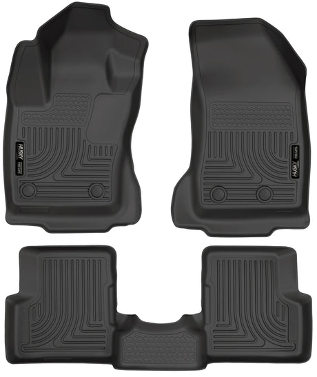 Husky Weatherbeater Front & 2nd Seat Floor Liners 99081 Husky Liners Floor Liner  AXOPROS