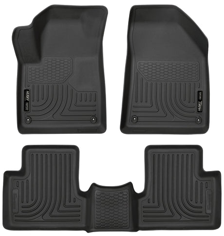 Husky Weatherbeater Front & 2nd Seat Floor Liners 99091 Husky Liners Floor Liner  AXOPROS
