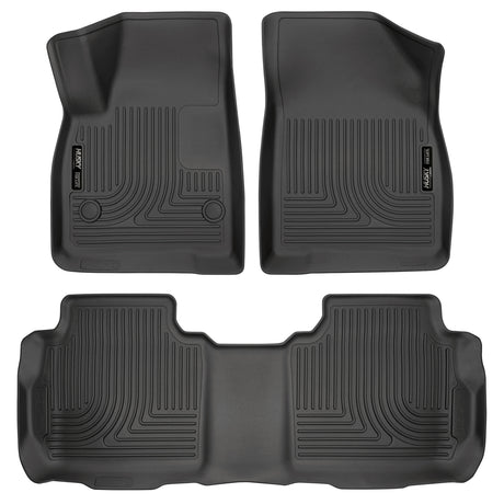 Husky Weatherbeater Front & 2nd Seat Floor Liners 99141 Husky Liners Floor Liner  AXOPROS