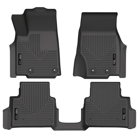 Husky Weatherbeater Front & 2nd Seat Floor Liners 99181 Husky Liners Floor Liner  AXOPROS