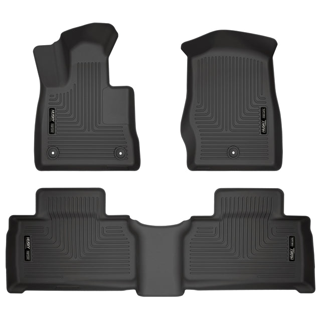 Husky Weatherbeater Front & 2nd Seat Floor Liners 99321 Husky Liners Floor Liner  AXOPROS