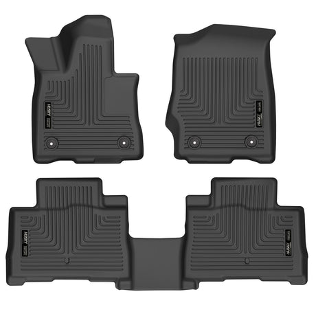 Husky Weatherbeater Front & 2nd Seat Floor Liners 99331 Husky Liners Floor Liner  AXOPROS