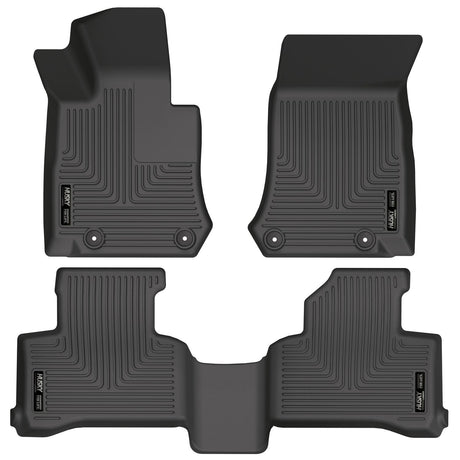 Husky Weatherbeater Front & 2nd Seat Floor Liners 99391 Husky Liners Floor Liner  AXOPROS